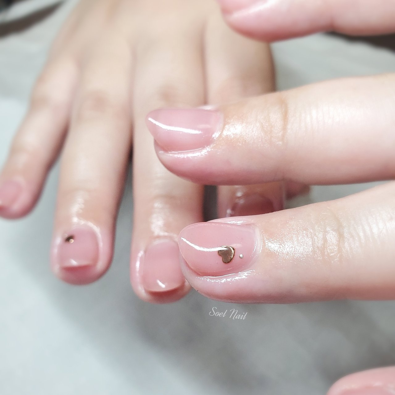 夏 オールシーズン オフィス ハンド シンプル Soel Nailのネイルデザイン No ネイルブック