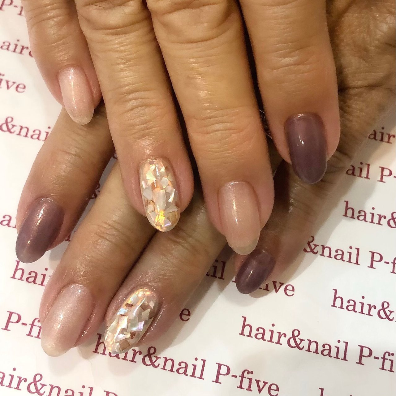 春 夏 オフィス パーティー ハンド P Fiveのネイルデザイン No ネイルブック