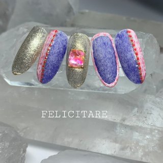 宝石風ネイルのネイルデザイン ネイルブック