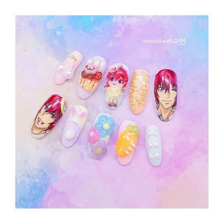 丸井ブン太のネイルデザイン ネイルブック