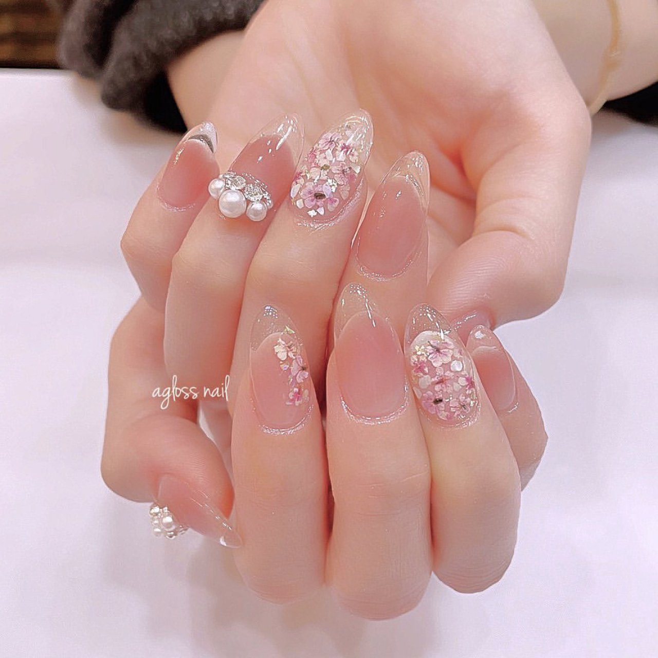 春 夏 秋 冬 ハンド Agloss Nailのネイルデザイン No ネイルブック