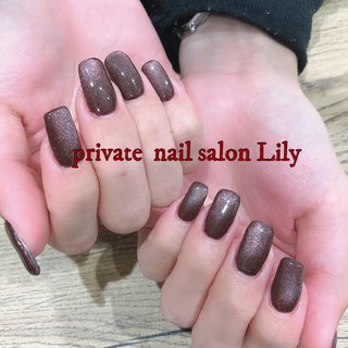 人気順 茶色のマグネットネイルのネイルデザイン ネイルブック