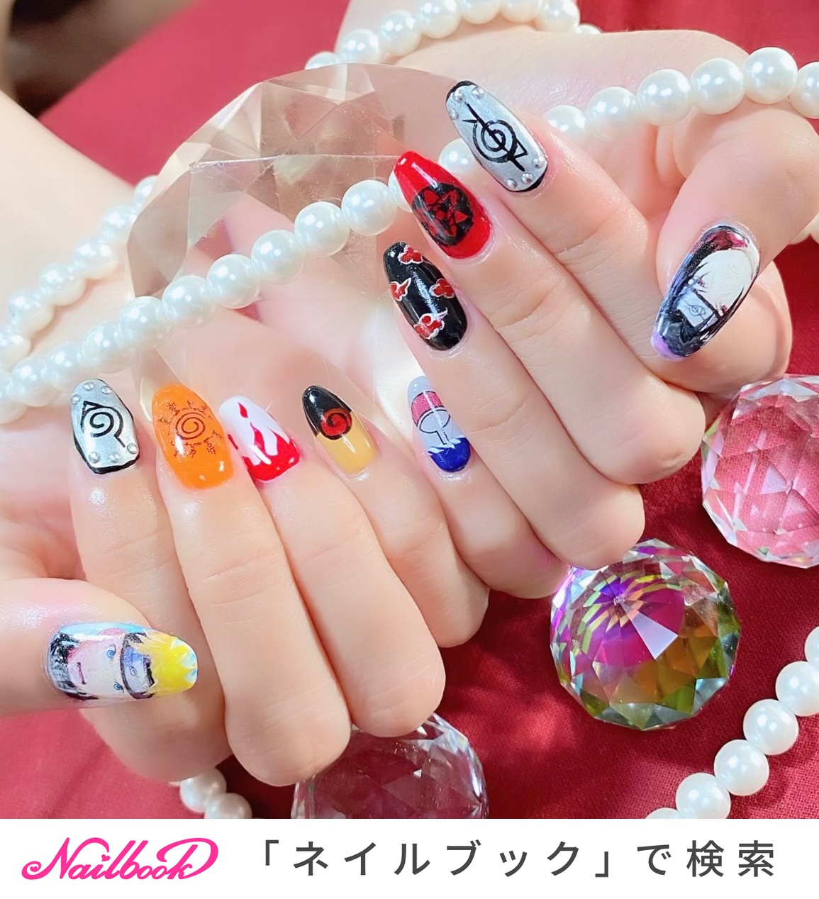 Naruto痛ネイルのネイルデザイン ネイルブック