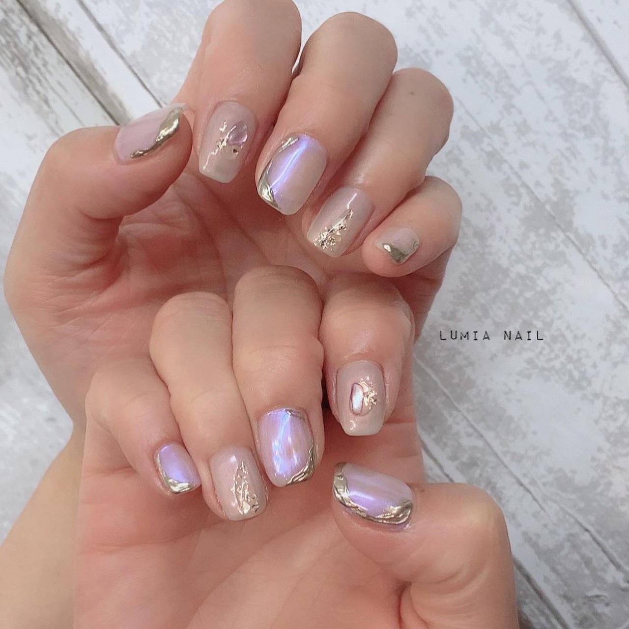 梅雨 オフィス パーティー ハンド ラメ Lumianailのネイルデザイン No ネイルブック