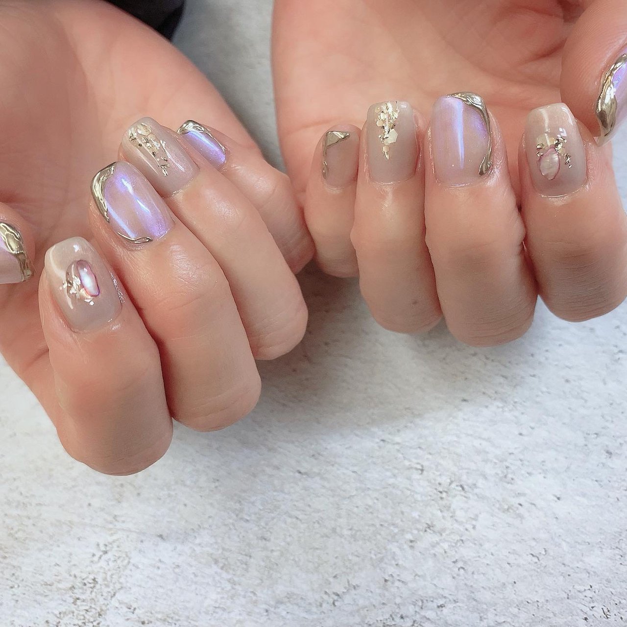 梅雨 オフィス パーティー ハンド ラメ Lumianailのネイルデザイン No ネイルブック