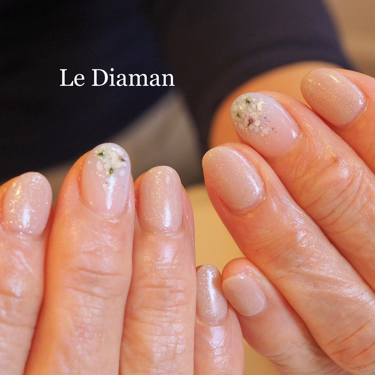 春 夏 ハンド シンプル ワンカラー Le Diamanのネイルデザイン No ネイルブック