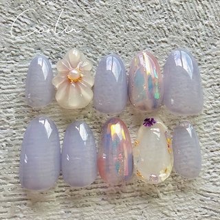 人気順 押し花ネイルのネイルデザイン ネイルブック
