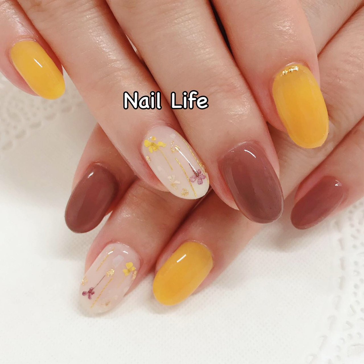 春 夏 入学式 オフィス ハンド ネイル ライフのネイルデザイン No ネイルブック