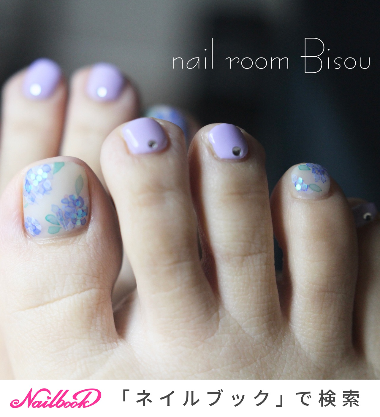 春 夏 梅雨 リゾート フット Nailroombisouのネイルデザイン No ネイルブック