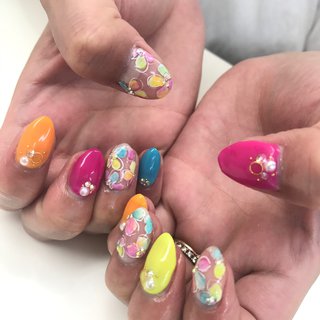 おすすめ順 カラフルネイル のネイルデザイン ネイルブック