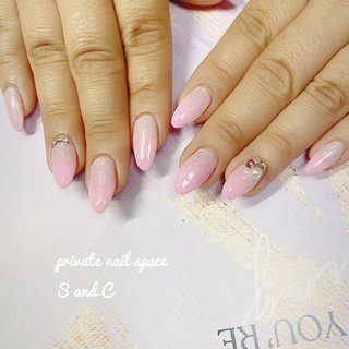 ベビーピンクネイルのネイルデザイン ネイルブック