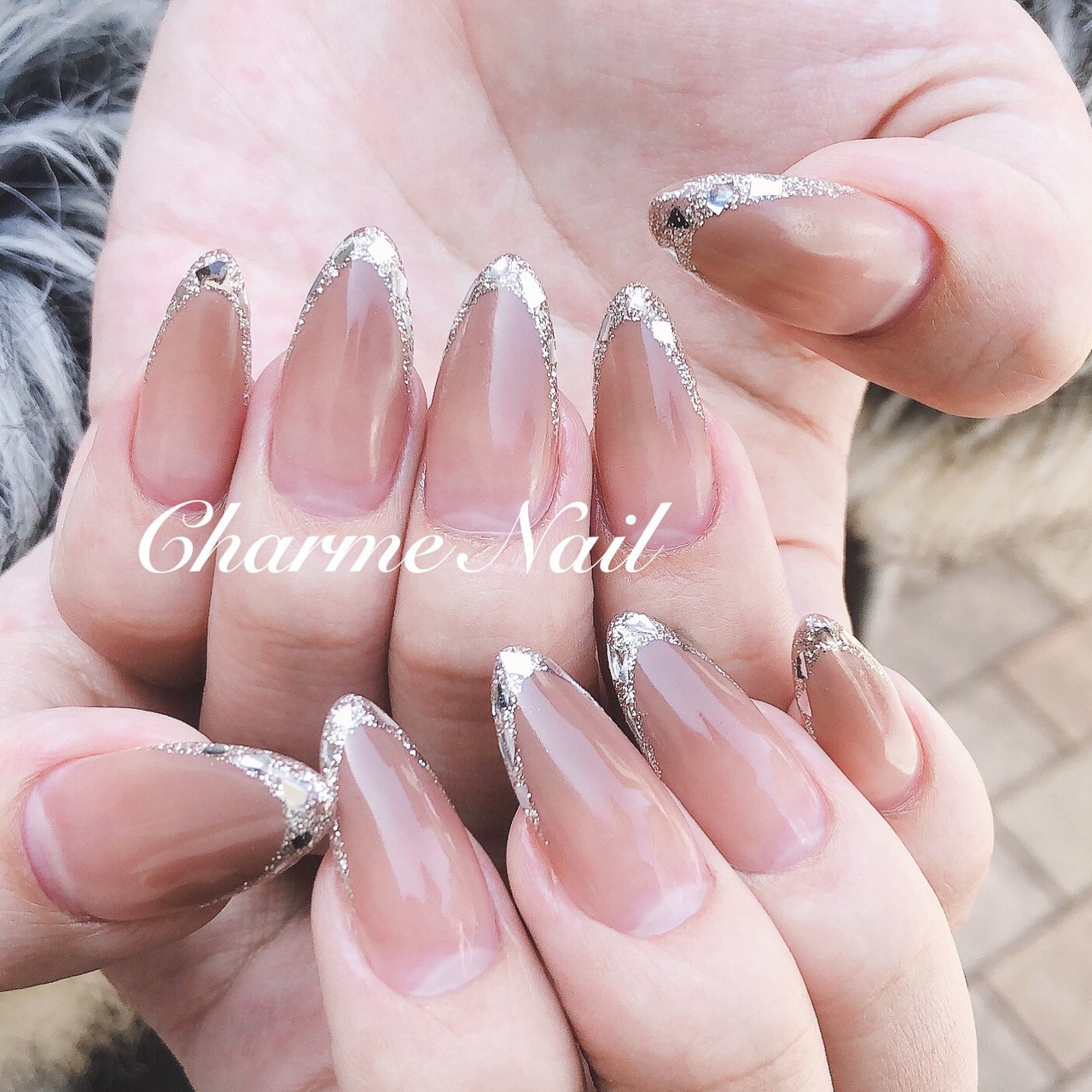 夏 オールシーズン ハンド フレンチ グラデーション Charme Nailのネイルデザイン No ネイルブック