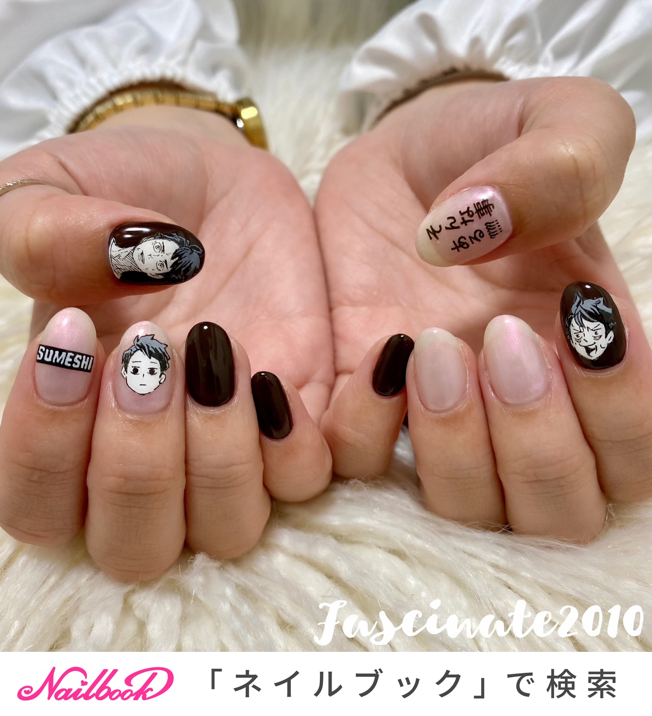 1939 不足分　ネイル) ぷっくりネイル #水玉ネイル #柄ネイル #デザインネイル #左右