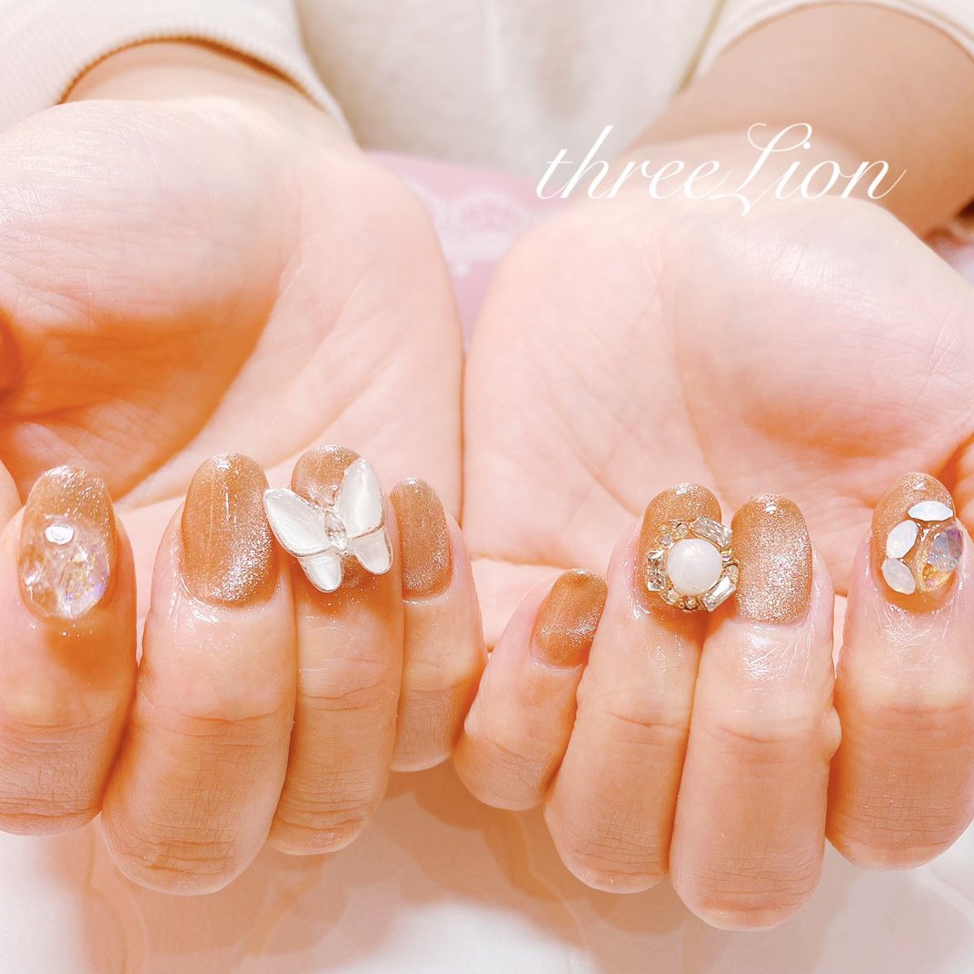 ブライダル パーティー デート 女子会 ハンド Threelion ネイル アイラッシュ 庄所本店 のネイルデザイン No ネイル ブック