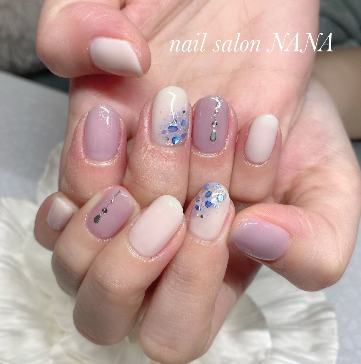 春 夏 梅雨 ハンド シンプル Nail Salon Nanaのネイルデザイン No ネイルブック
