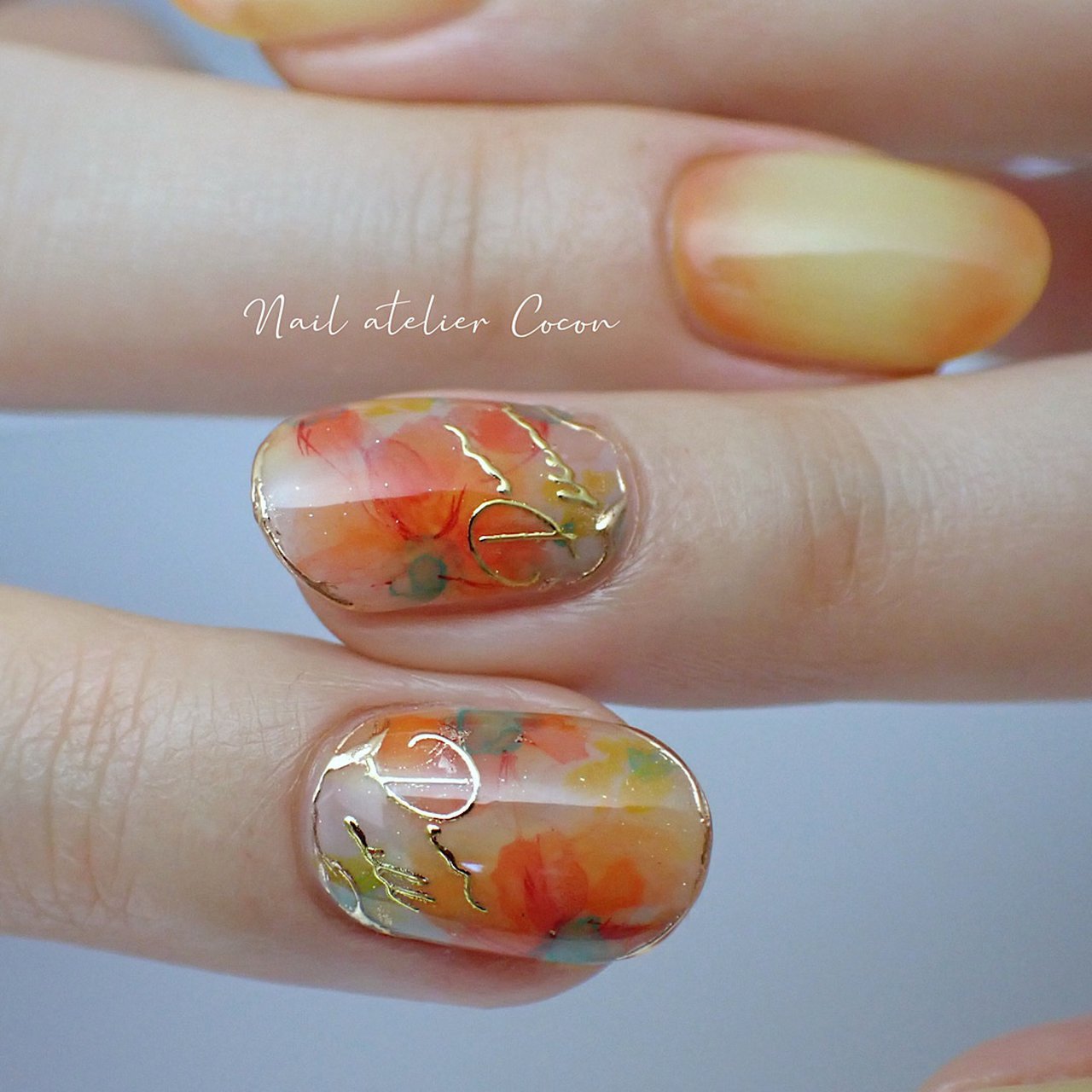 夏 オールシーズン デート 女子会 ハンド Nailateliercoconのネイルデザイン No ネイルブック