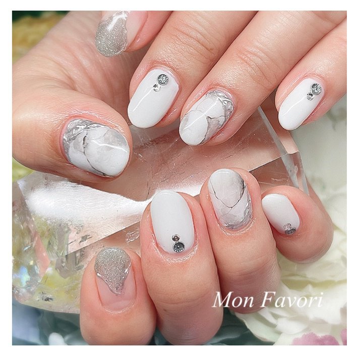 春 夏 オールシーズン 女子会 ハンド Monfavori モンファボリ のネイルデザイン No ネイルブック