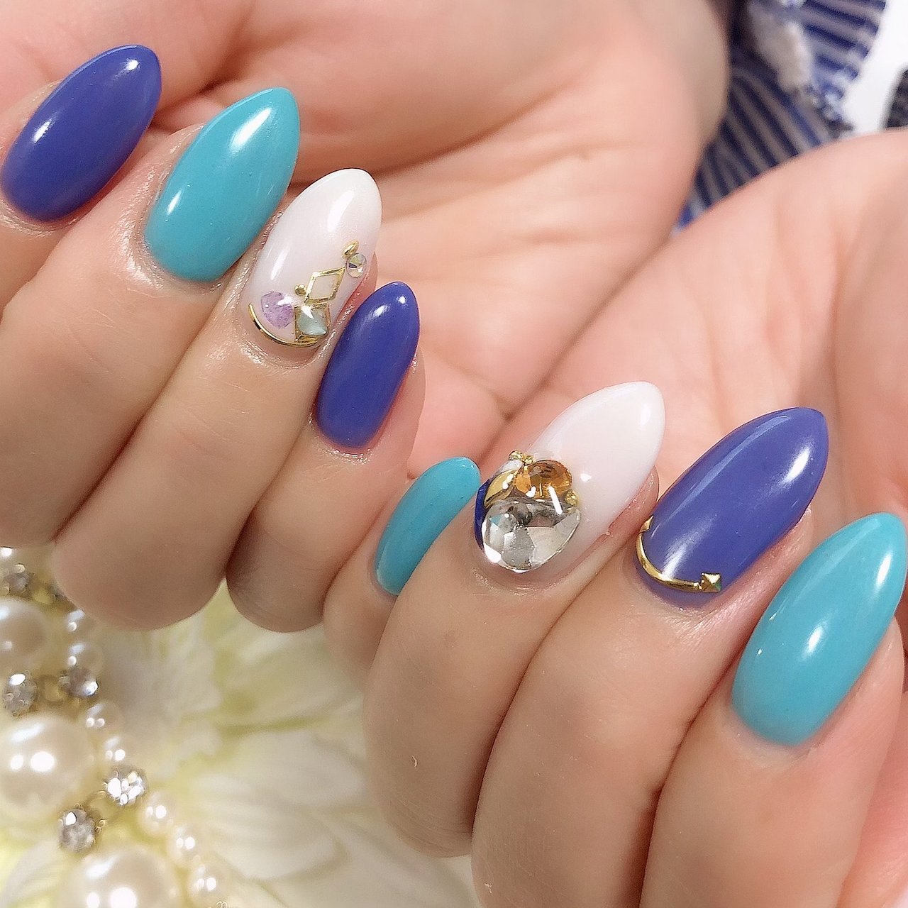 夏 梅雨 海 リゾート ハンド Maimaiのネイルデザイン No ネイルブック