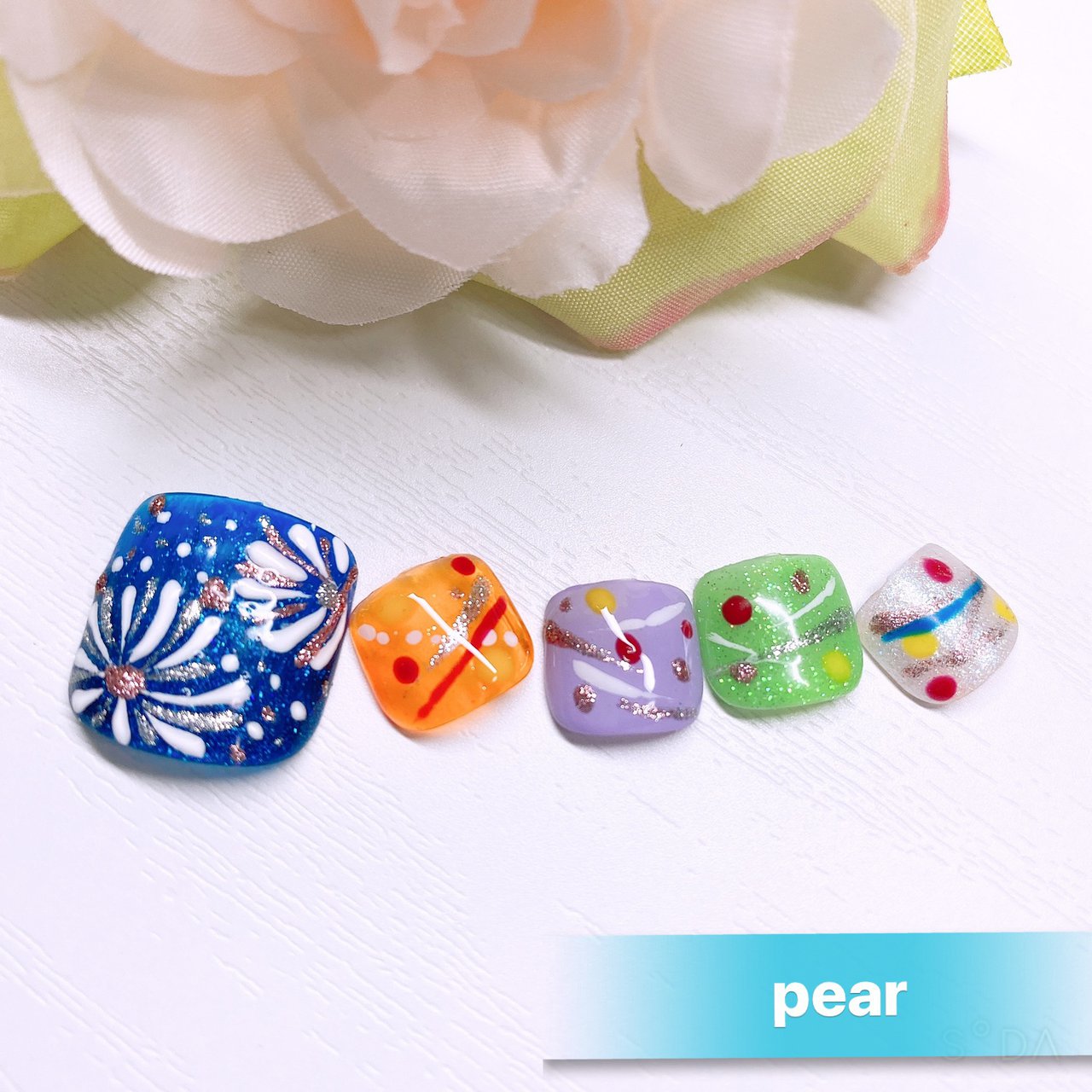 夏 旅行 海 デート フット リヨウのネイルデザイン No ネイルブック