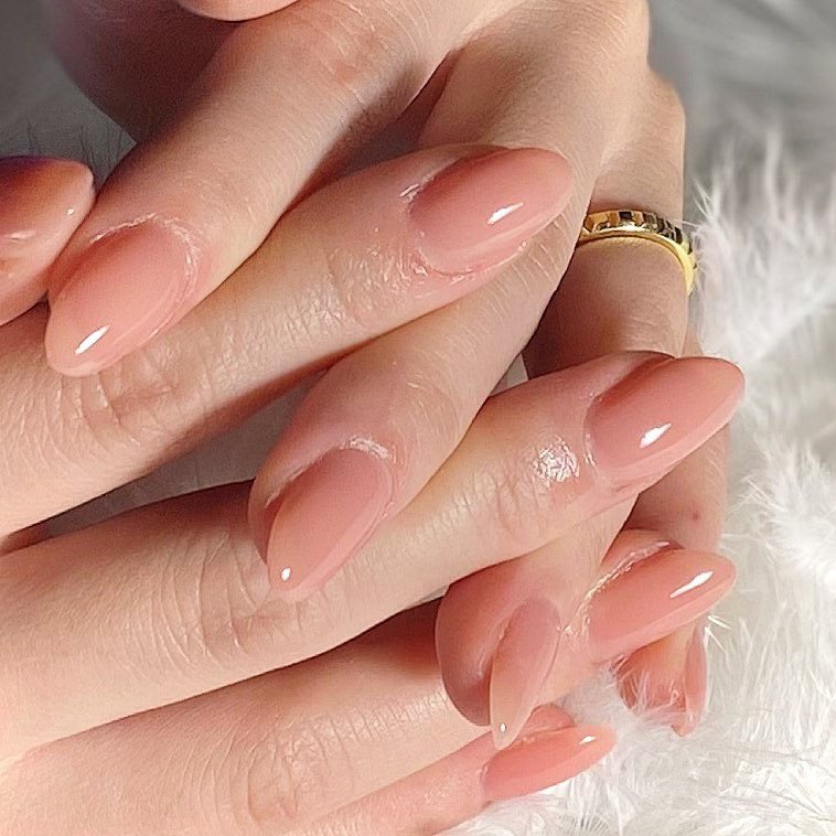 オールシーズン ハンド シンプル ワンカラー ミディアム Zero Mam Nailのネイルデザイン No ネイルブック