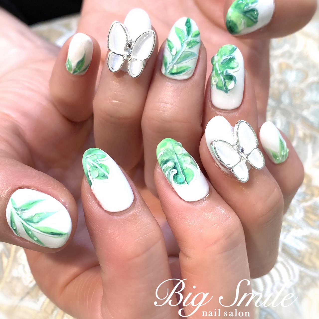 春 夏 オールシーズン 梅雨 ハンド Bigsmile 7のネイルデザイン No ネイルブック