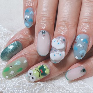 シナモロールのネイルデザイン ネイルブック