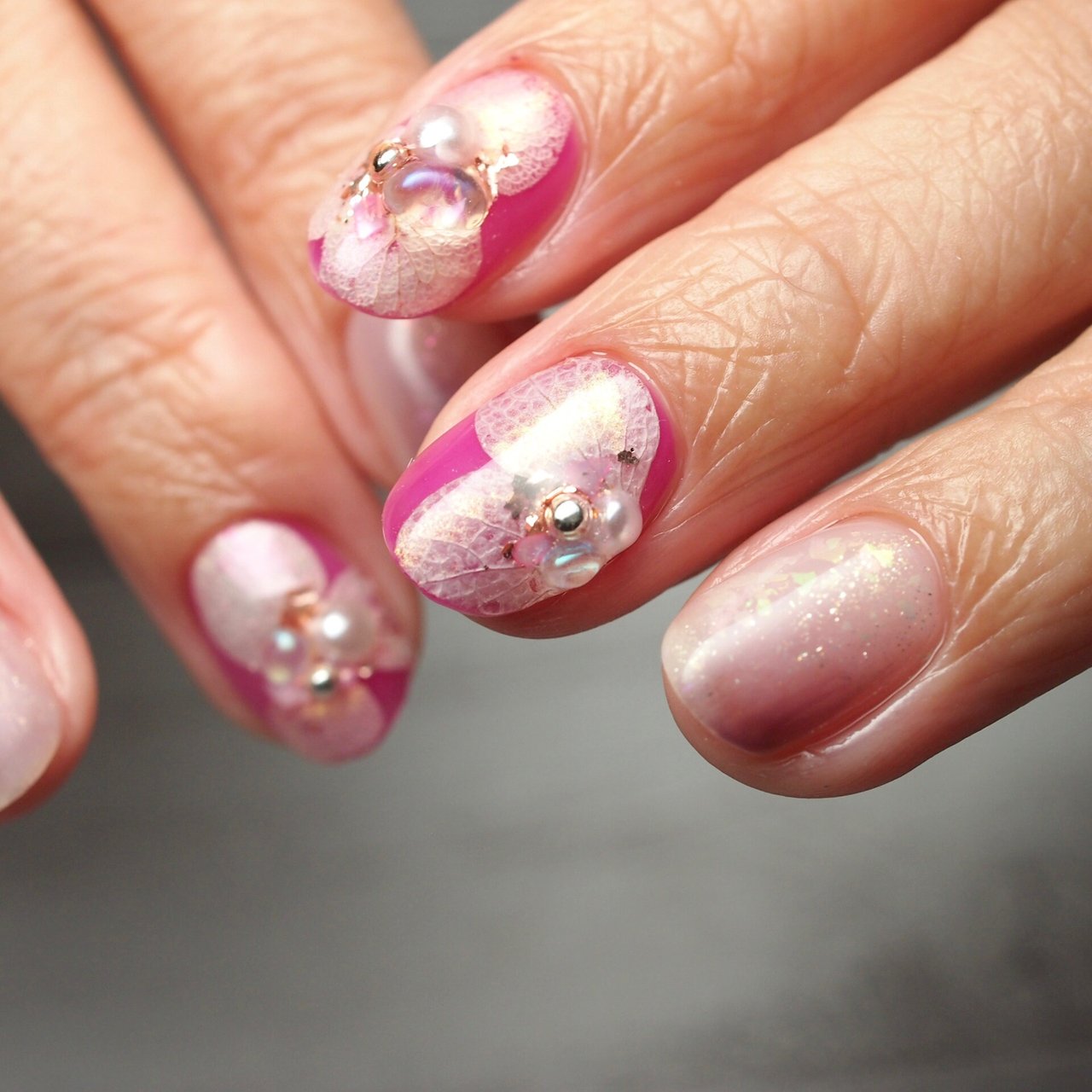 夏 梅雨 オフィス デート ハンド Akeynailsのネイルデザイン No ネイルブック