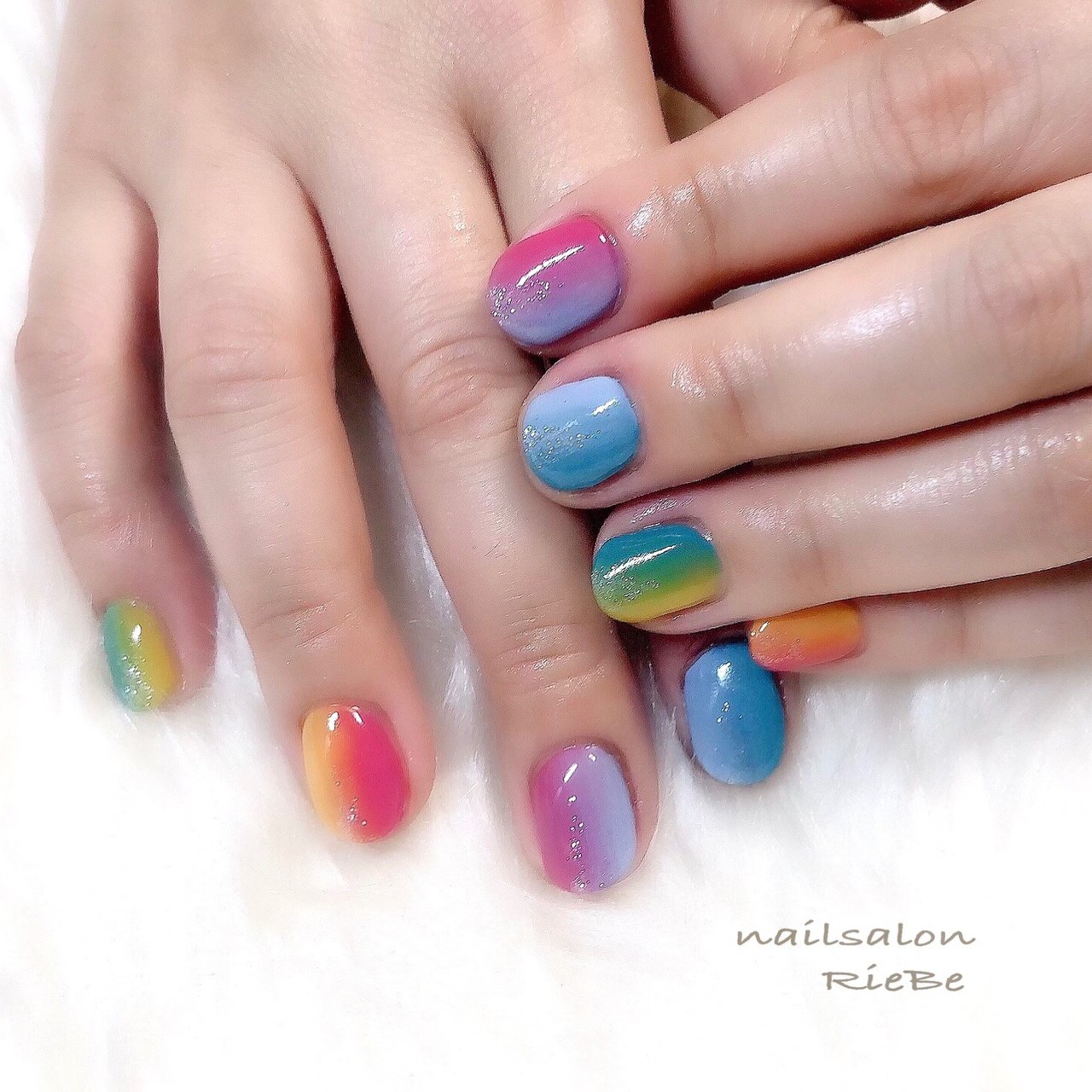 夏 七夕 海 ライブ ハンド Nail Salon Riebe リーヴェ のネイルデザイン No ネイルブック