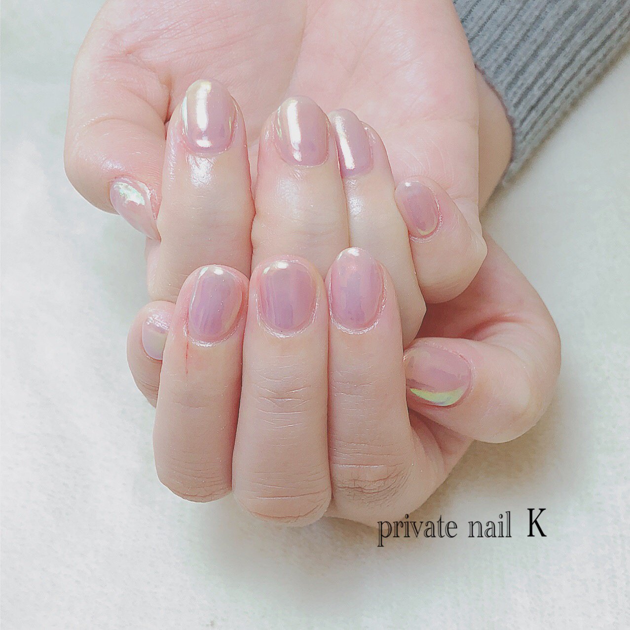 オールシーズン オフィス ハンド ワンカラー オーロラ Nailkのネイルデザイン No ネイルブック