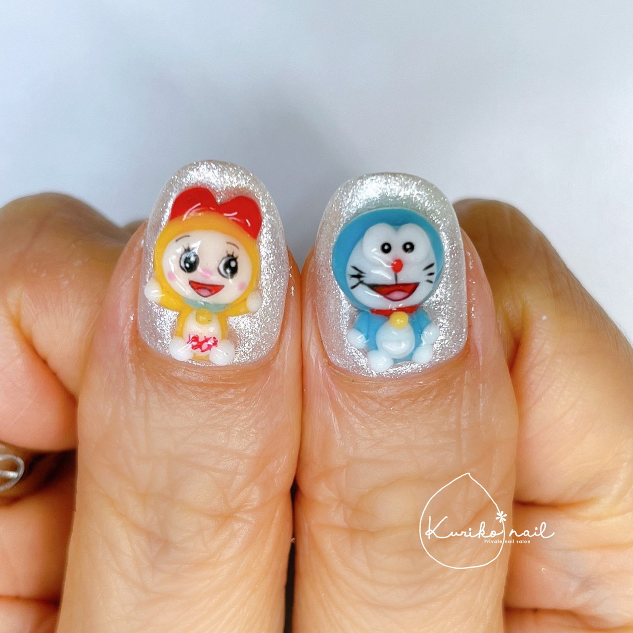 オールシーズン ハンド ワンカラー 痛ネイル キャラクター Kuriko Nailのネイルデザイン No ネイルブック