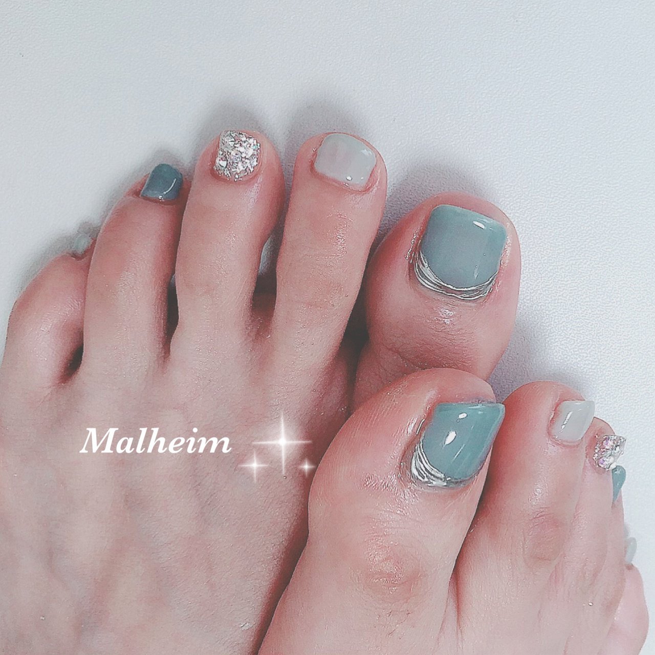 夏 梅雨 スポーツ 女子会 フット Nails Malheim メルヘイム のネイルデザイン No ネイルブック