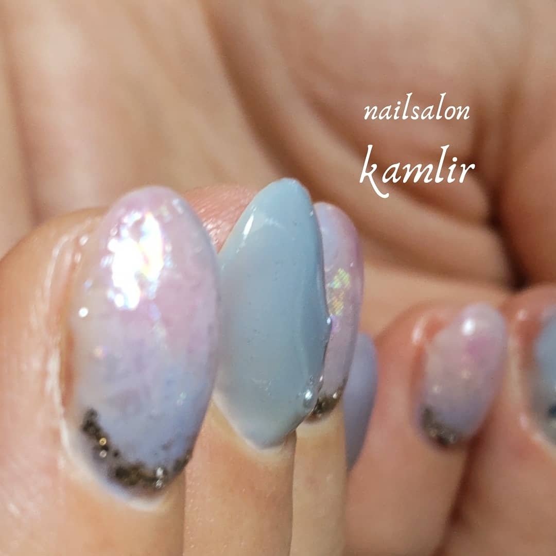 オールシーズン オフィス ブライダル パーティー ハンド Kamlir カムリール Kumiのネイルデザイン No ネイルブック