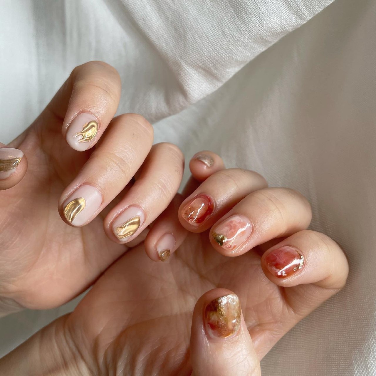 春 夏 オールシーズン ハンド シースルー Suu のネイルデザイン No ネイルブック
