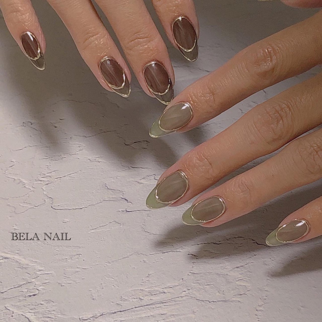 夏 秋 フット シンプル フレンチ Bela Nailのネイルデザイン No ネイルブック