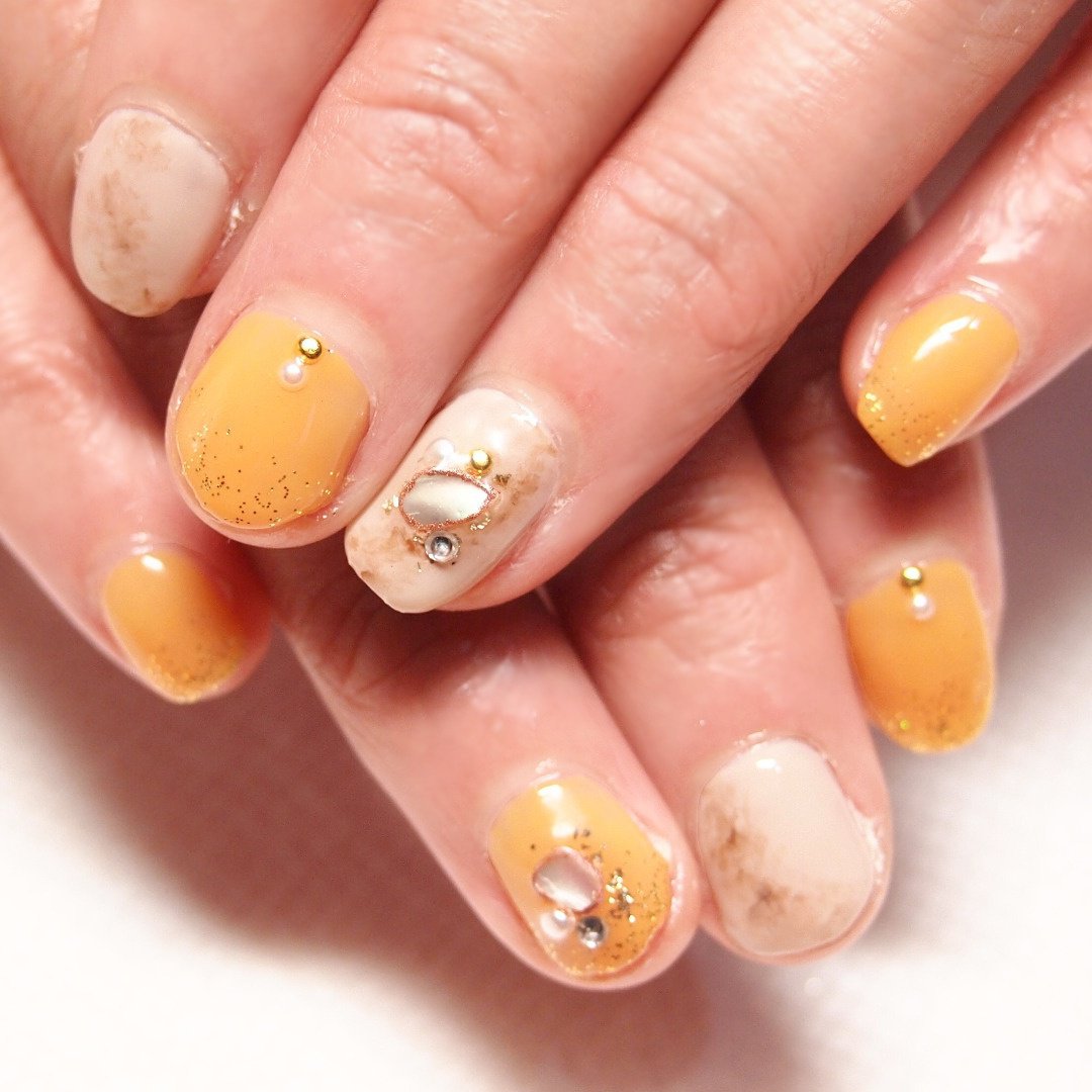 秋 パーティー デート 女子会 ハンド N Mandshuricaのネイルデザイン No ネイルブック