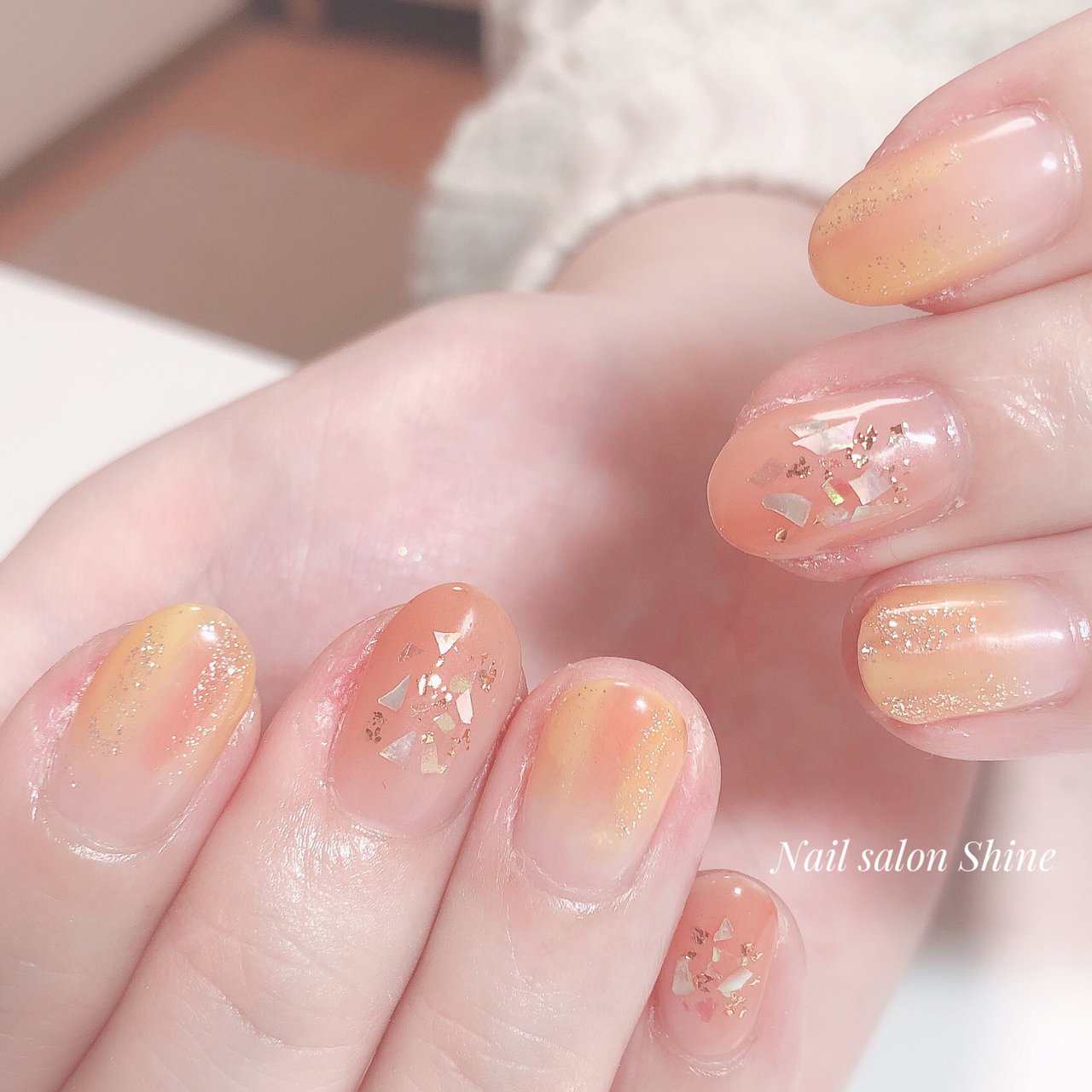 夏 オールシーズン 梅雨 海 ハンド Nailsaloshineのネイルデザイン No ネイルブック