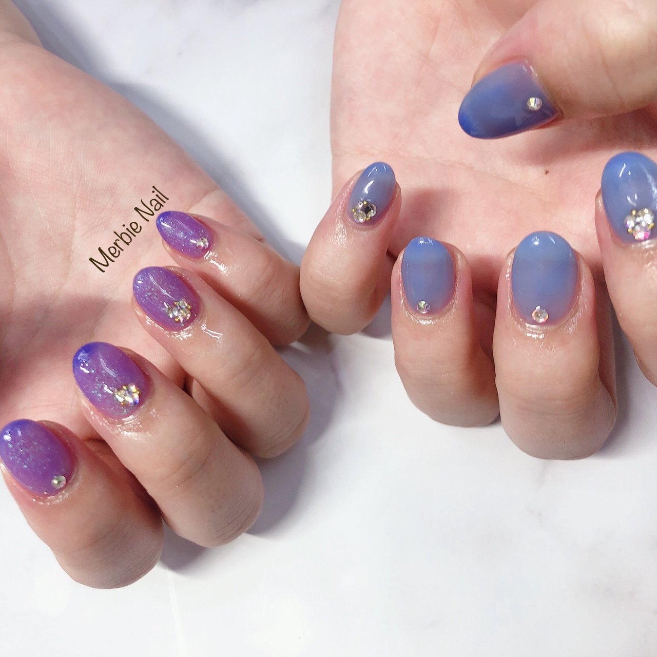 春 夏 ハンド シンプル ラメ Merbie Nailのネイルデザイン No ネイルブック