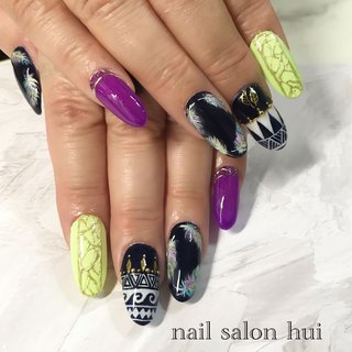 トライバル柄のネイルデザイン ネイルブック