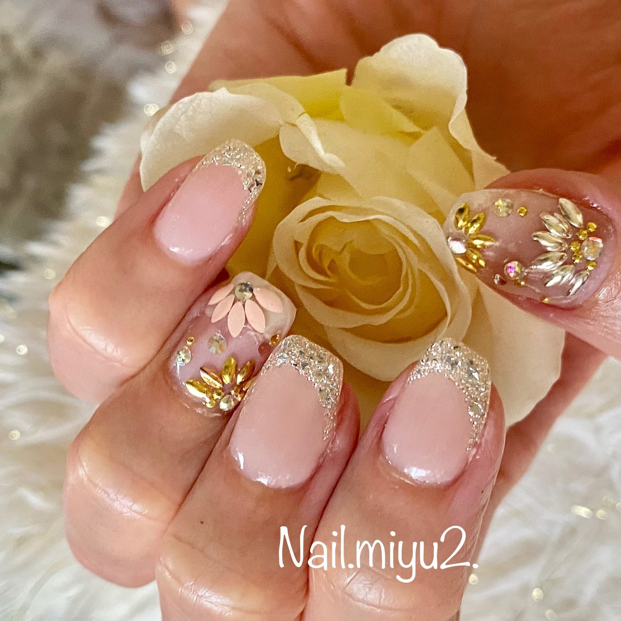 夏 オフィス ブライダル デート ハンド Miyuki Nakayamaのネイルデザイン No ネイルブック