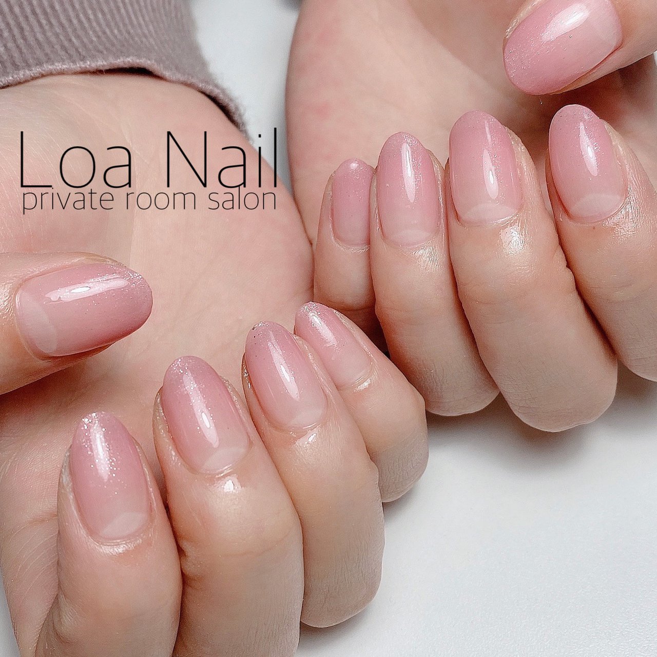 春 夏 シンプル グラデーション ピンク Loa Nailのネイルデザイン No ネイルブック