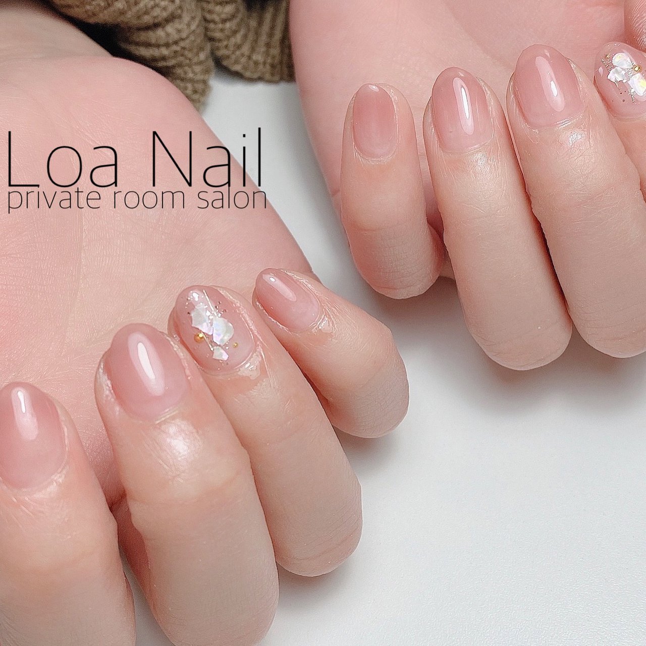 春 夏 シンプル グラデーション シェル Loa Nailのネイルデザイン No ネイルブック