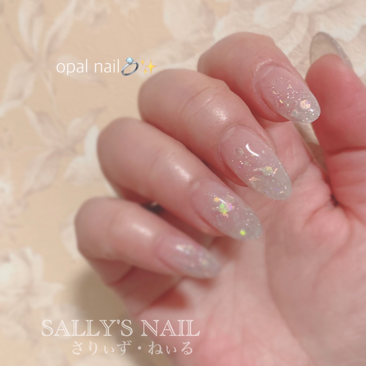 オールシーズン ブライダル パーティー ハンド シンプル 岡崎市ネイルサロンsally S Nail さりぃず ねぃる リサのネイル デザイン No ネイルブック