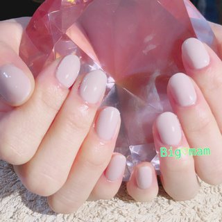 人気順 ベージュ ヌーディー グレートーンネイルのネイルデザイン ネイルブック