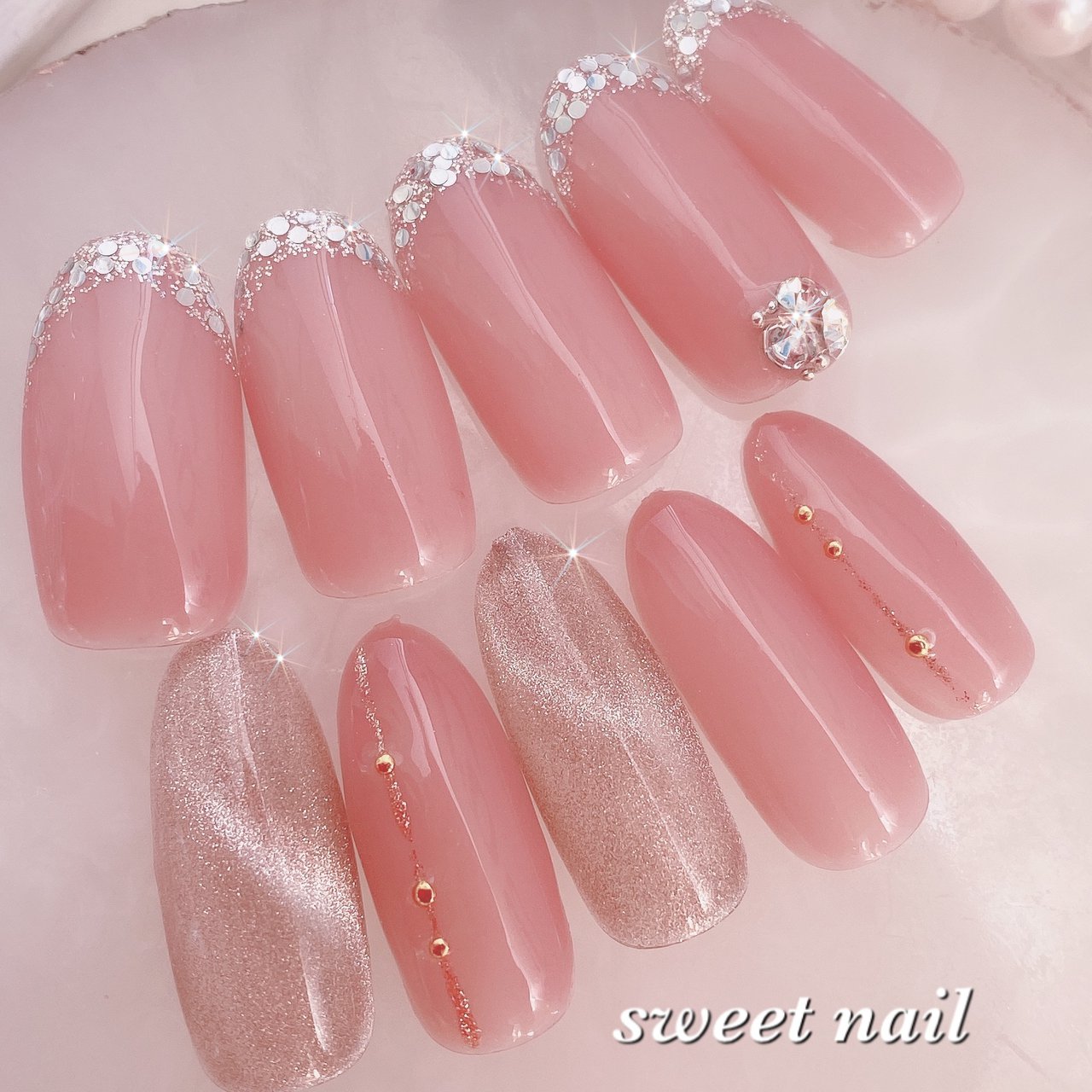 夏 オールシーズン 梅雨 ブライダル 伊勢崎ネイルサロンsweetのネイルデザイン No ネイルブック
