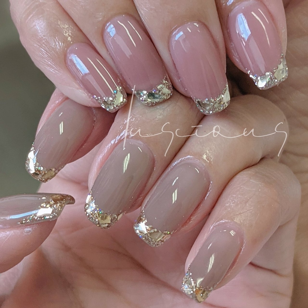 オールシーズン ハンド ロング ピンク グレージュ Sato Co Aのネイルデザイン No ネイルブック