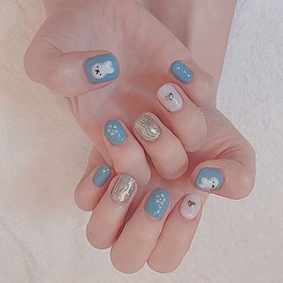 うさぎネイルのネイルデザイン ネイルブック