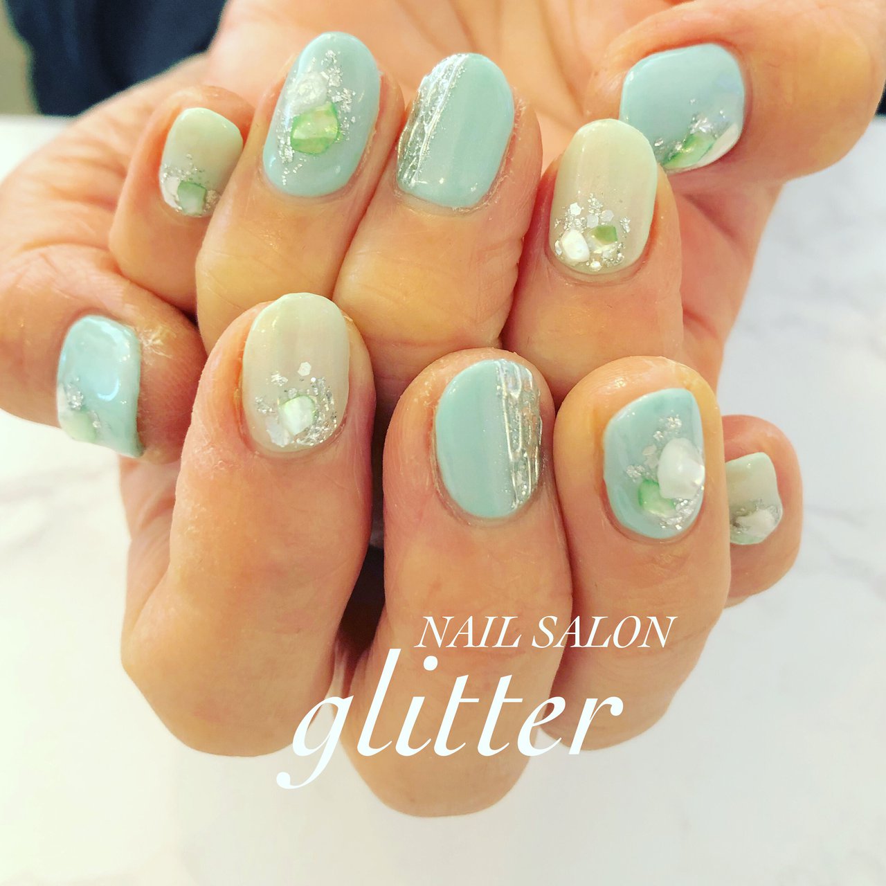 夏 海 リゾート パーティー ハンド Nail Salon Glitterのネイルデザイン No ネイルブック