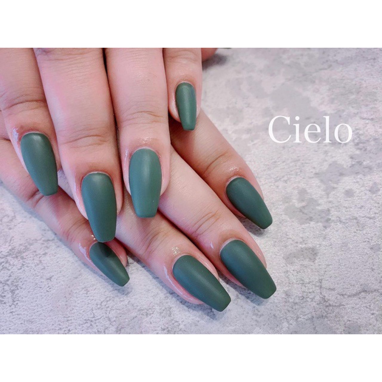 オールシーズン ハンド シンプル ワンカラー マット Nailsalon Cieloのネイルデザイン No ネイルブック