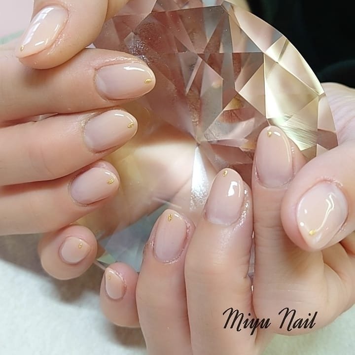 オールシーズン オフィス ハンド シンプル グラデーション Miyu Nailのネイルデザイン No ネイルブック