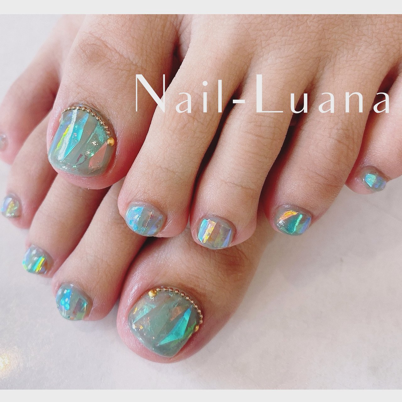 春 夏 梅雨 海 フット Yumiのネイルデザイン No ネイルブック